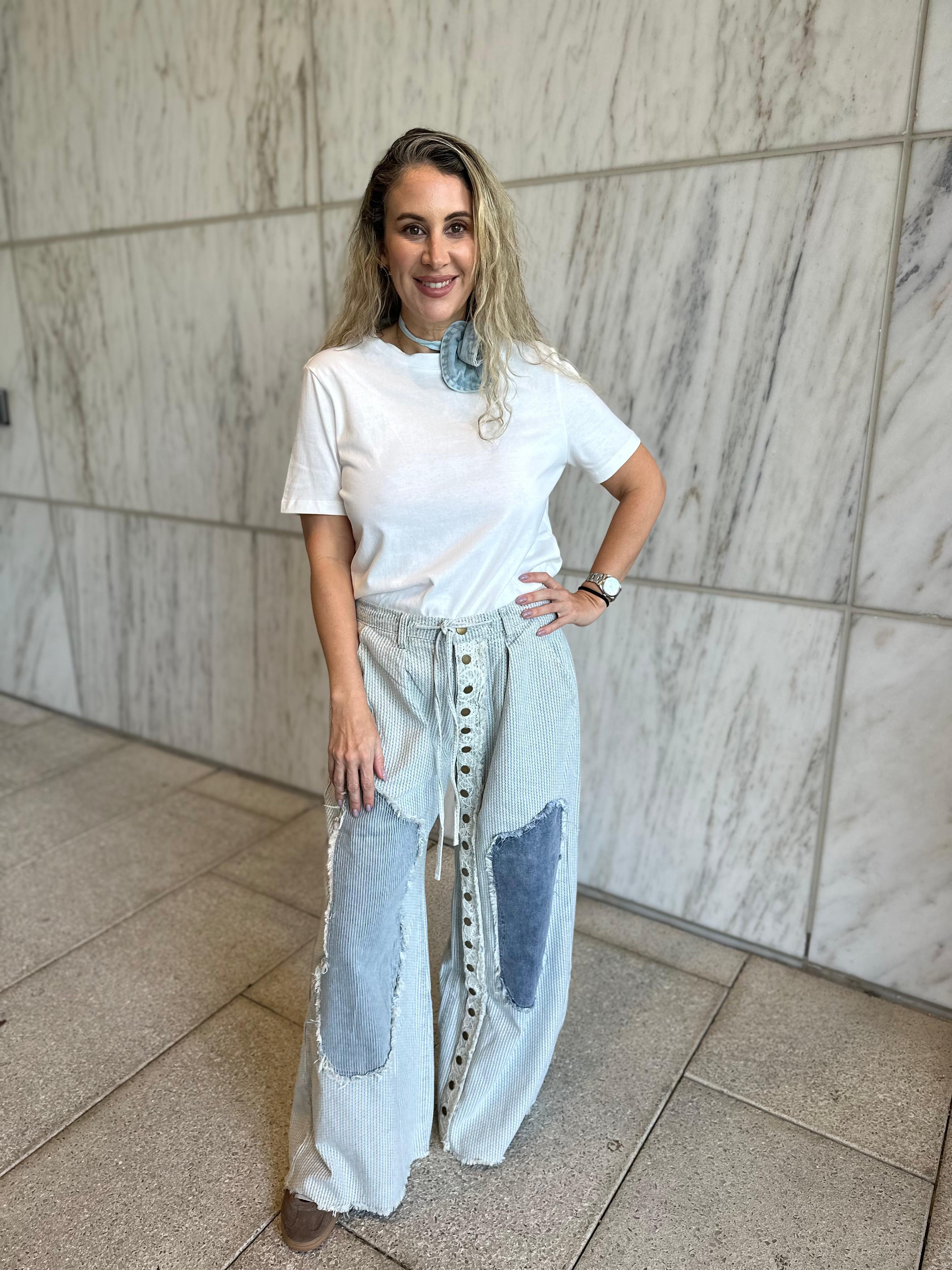 Overlayered Lace Pants